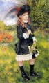 jeune fille avec un parasol Pierre Auguste Renoir